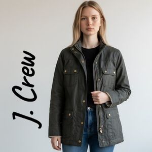 J. Crew Women's Size Extra Small Field Utility Jacket in Dark Gray